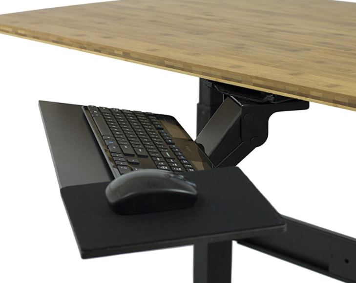 Under Desk Keyboard Tray Rack Drawers Slide Platforms or Home Office 