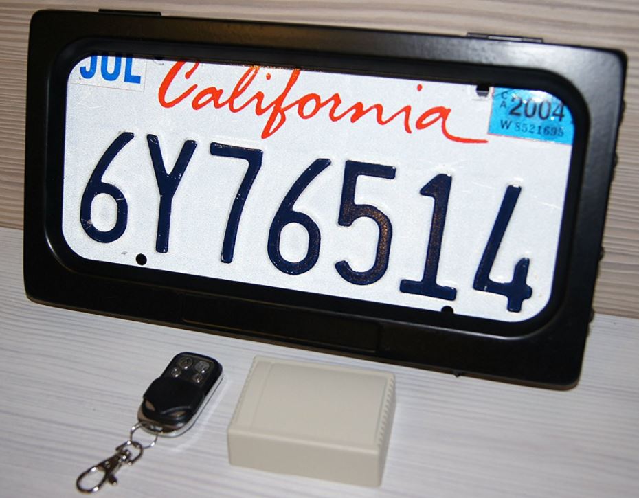 Avaparts License Plate Frame Shutter