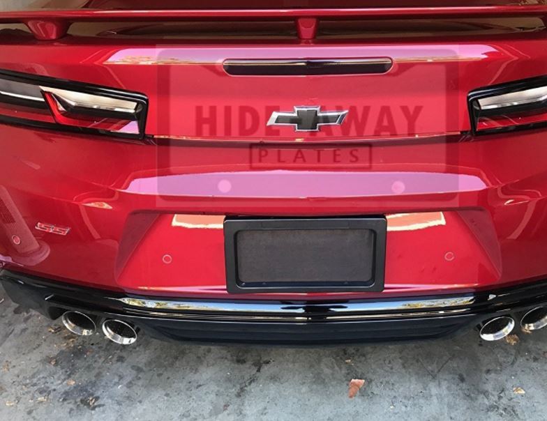 Hide Away Cover Up Stealth License Plate Frame 2 