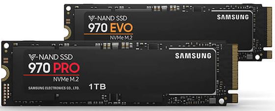 Samsung 970 PRO and EVO