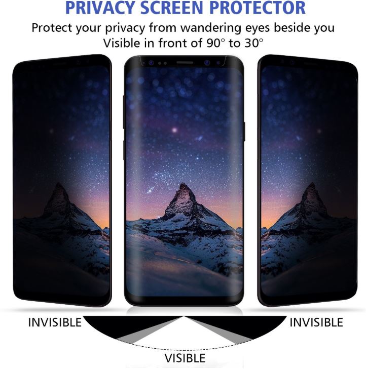 ARCTIC S9 Tempered Glass Anti-Spy Screen Protector