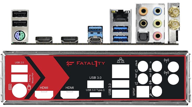 ASRock-Fatal1ty-AB350-Gaming ports