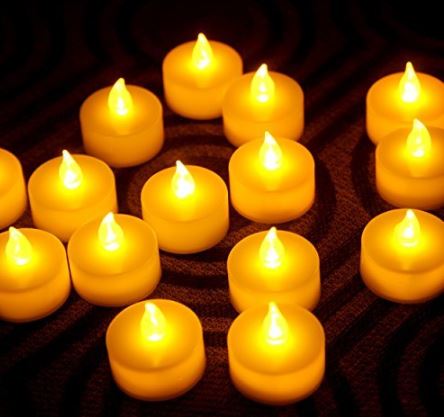 long lasting flameless tea lights