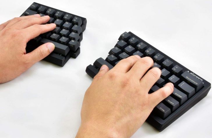 compact split keyboard