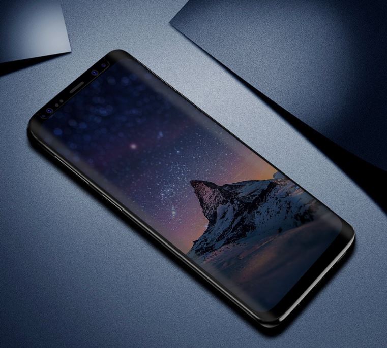 samsung s9 with screen protector