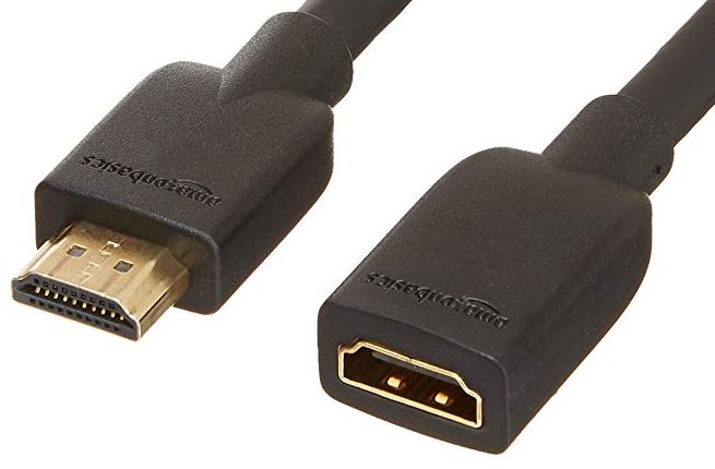 AmazonBasics High-Speed Male to Female HDMI Extension Cable