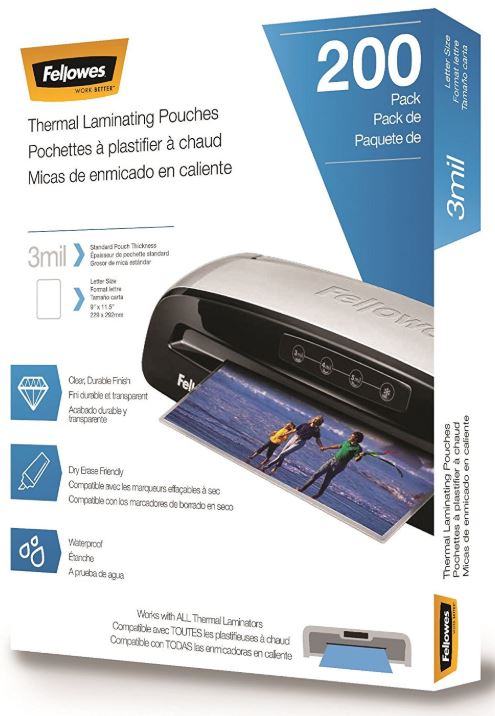 Fellowes Thermal Laminating Pouches