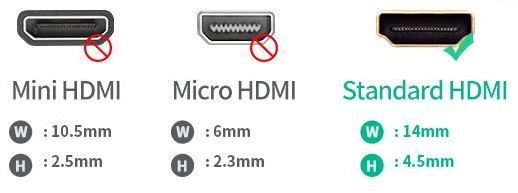 hdmi types