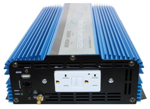 AIMS 2000 Watt Pure Sine Power Inverter