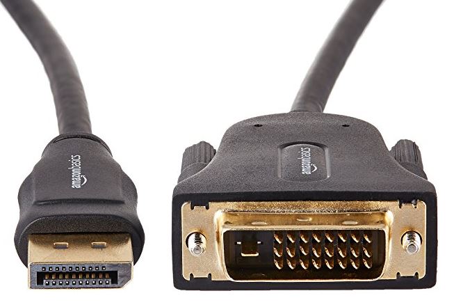 AmazonBasics DisplayPort to DVI Cable