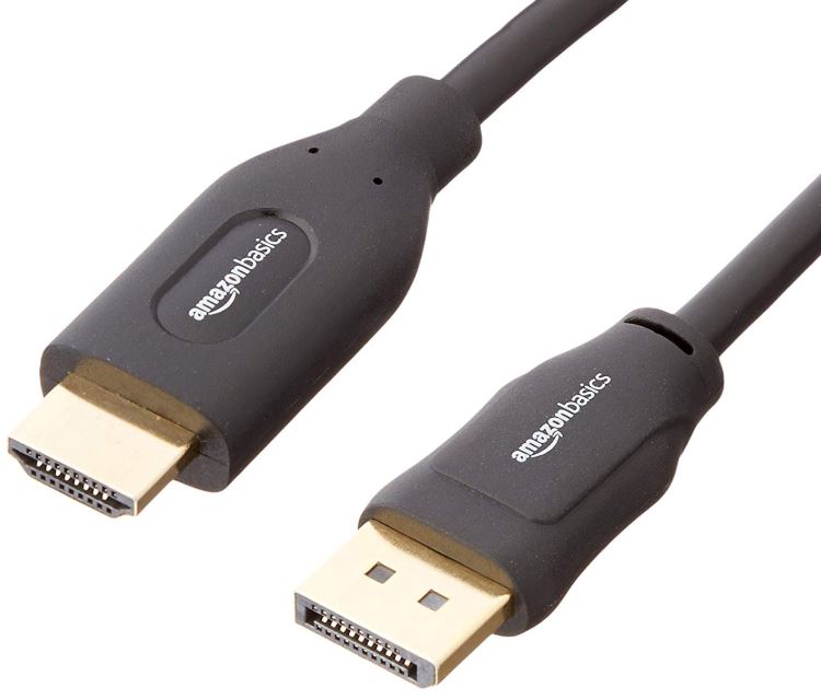 AmazonBasics DisplayPort to HDMI Cable