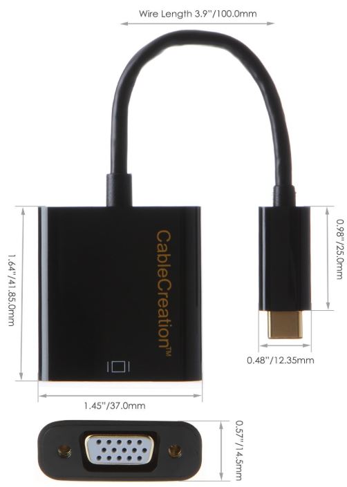 usb c to vga cable