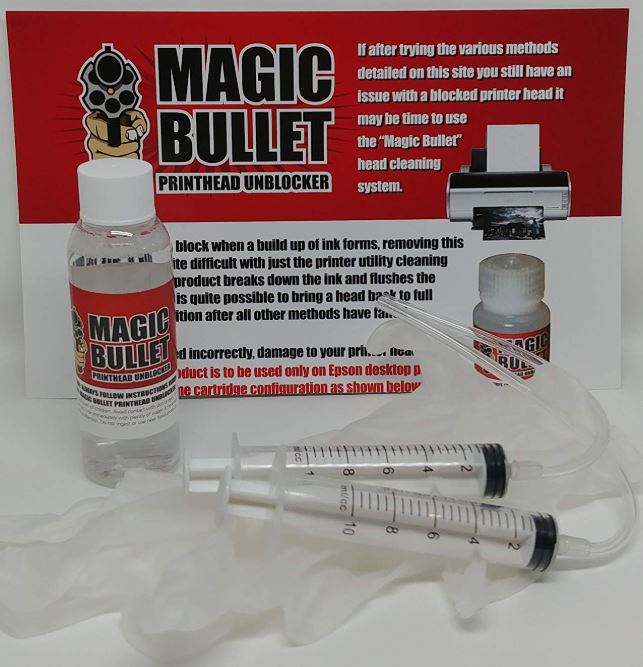 Magic Bullet Print Head Cleaner and Unblocker Kit