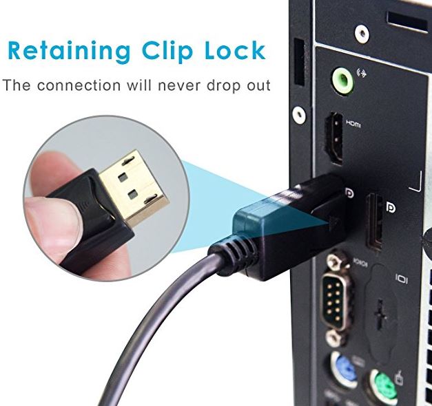 Rankie DisplayPort to DVI Cable