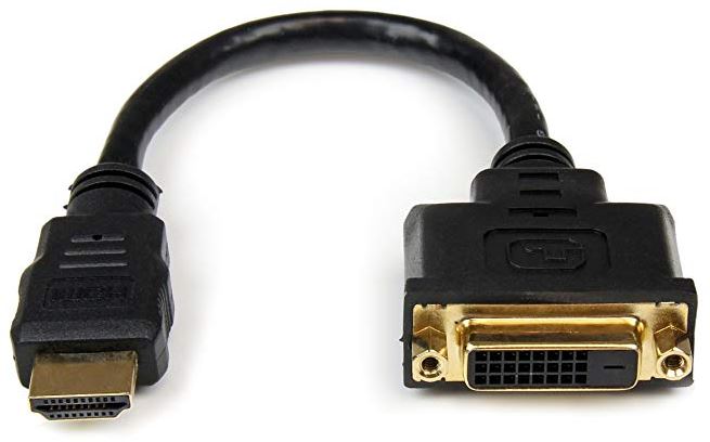 StarTech.com 8” HDMI to DVI-D Video Cable Adapter