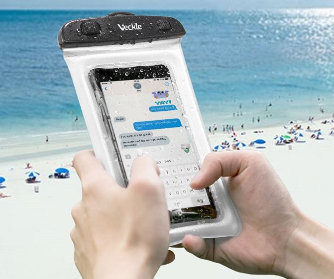 Veckle Clear TPU Universal Waterproof Cell Phone Case