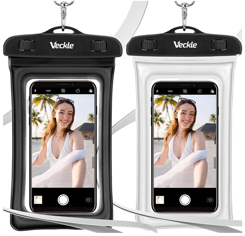 Veckle Clear TPU Universal Waterproof Cell Phone Case