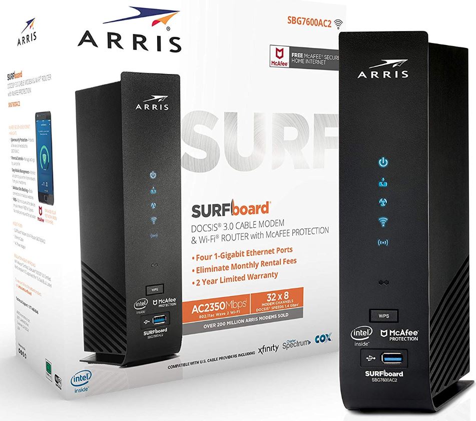 how to whitelist a website arris modem