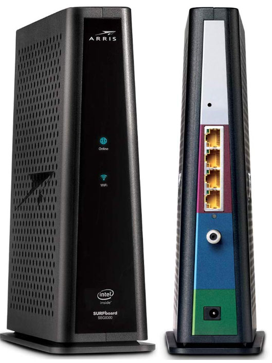 arris modem router combo