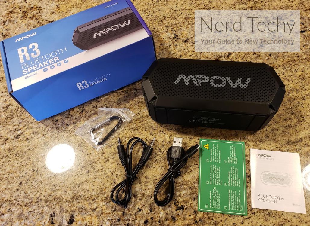 Mpow R3 Bluetooth speaker IP6X 防水内蔵