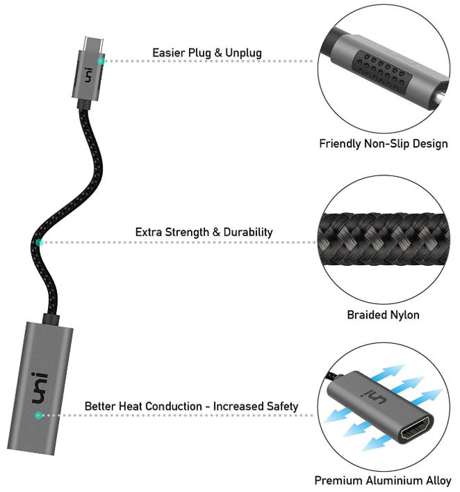 Uni USB C to HDMI Adapter