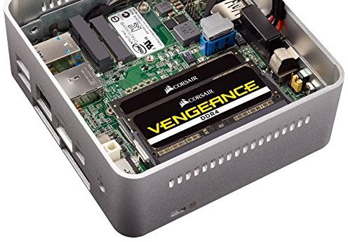 Vengeance Performance Memory Kit 64GB 2x32GB DDR4 2666MHz CL18 Unbuffered SODIMM Memory for 9th & 10th Generation Intel Core i5 and i7 notebooks and NUCs. 