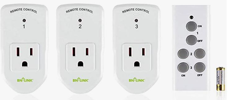 BN-LINK Wireless Remote Control Electrical Outlet
