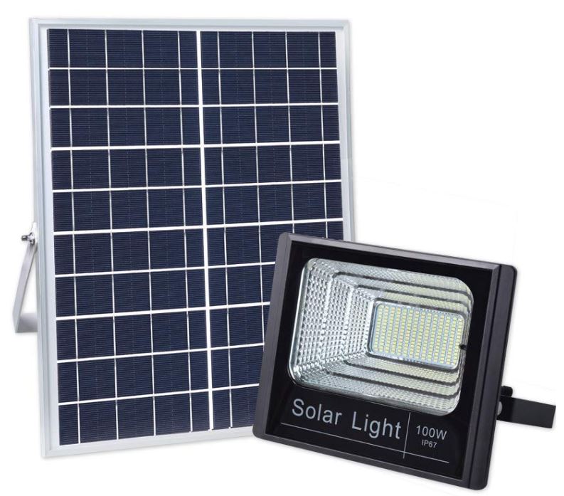 CYBERDAX 100W Solar Powered Flood Light