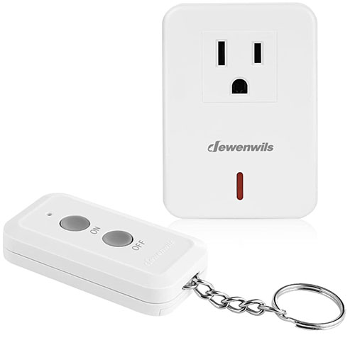 Indoor Wireless Electrical Outlet Plug With Programmable Remote Control by  Lavish Home 