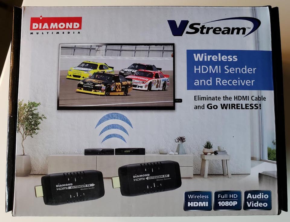 Diamond Wireless HDMI Sender and Receiver VS50