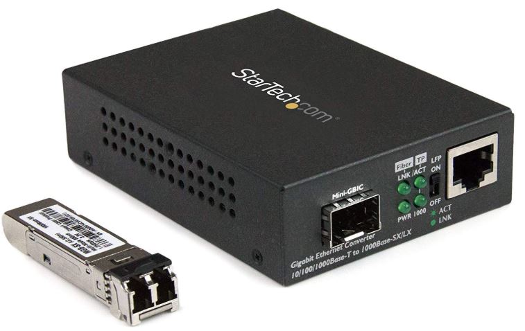 StarTech Gigabit Ethernet Fiber Media Converter