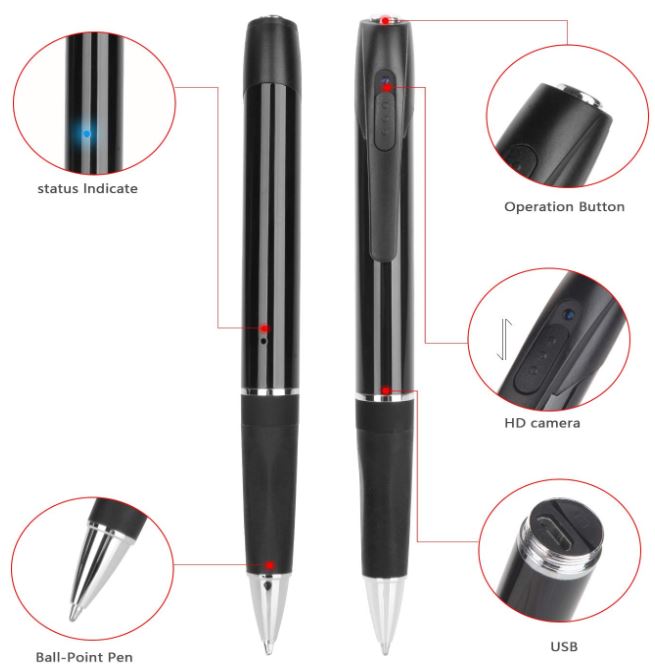 Best Spy Pen (Mini Hidden Camera 