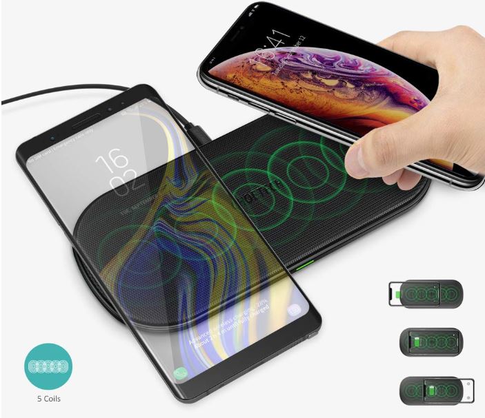 CHOETECH Dual Wireless Charger