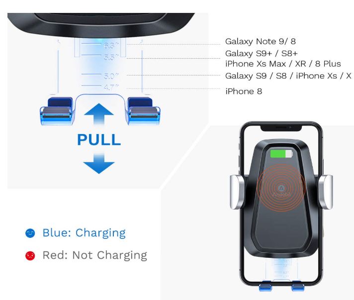 Andobil Wireless Car Charger Mount