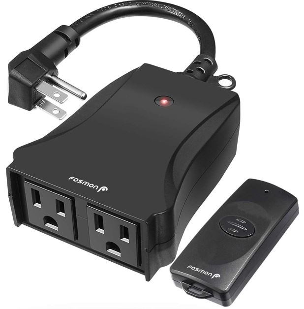 HYPER TOUGH Cord Connected Outdoor Wireless Remote Control Outlet TD35238G