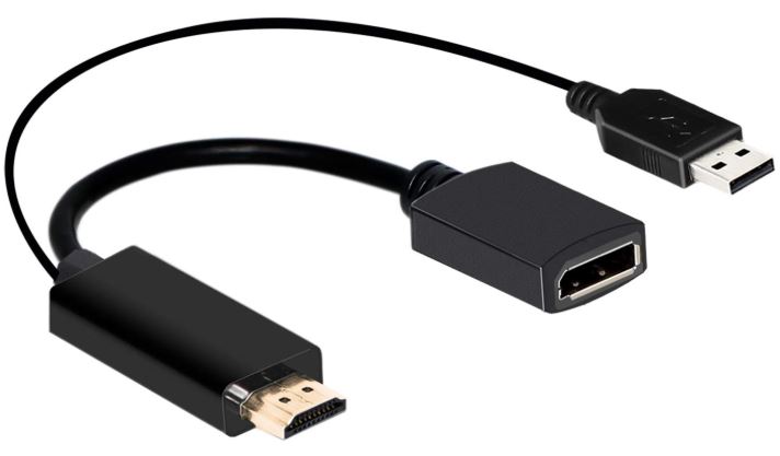 QGeeM HDMI to DisplayPort Converter