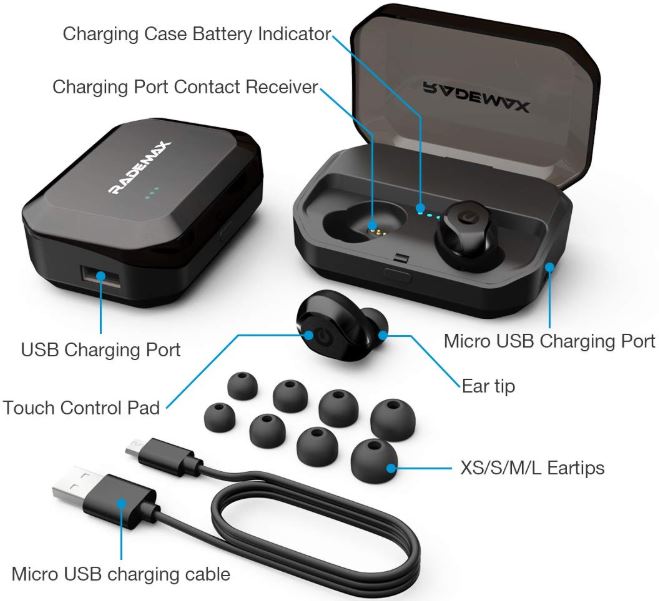 Rademax True Wireless Earbuds