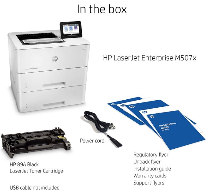 HP Laserjet Enterprise M507x