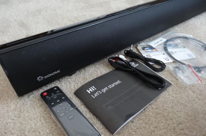 wohome 2.1 channel bluetooth soundbar