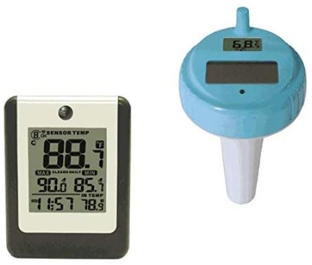 Floating Pool Thermometer Temperature Blue Spare Swimming Pool Replace Useful 