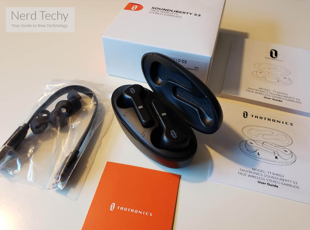 taotronics bluetooth 5.0 headphones soundliberty 53