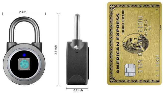 Megafeis Fingerprint Padlock