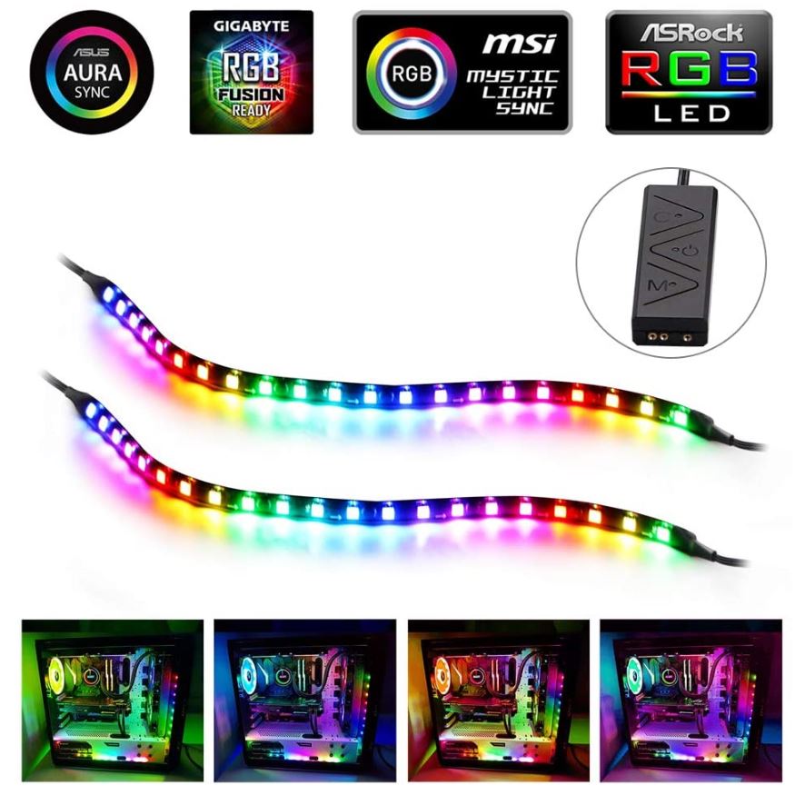 Speclux RGB LED Light Strips for PC