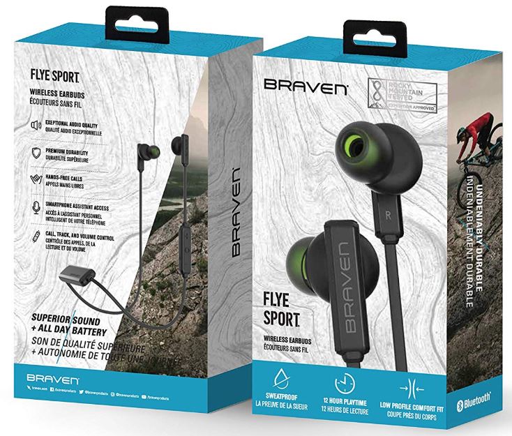 First Look Review of the Braven Flye Sport Bluetooth Earbuds