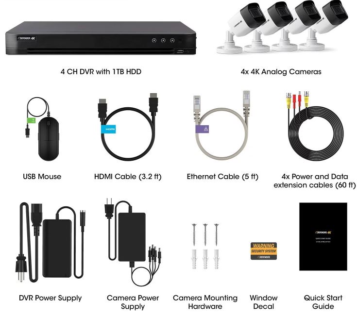 defender 4k camera system