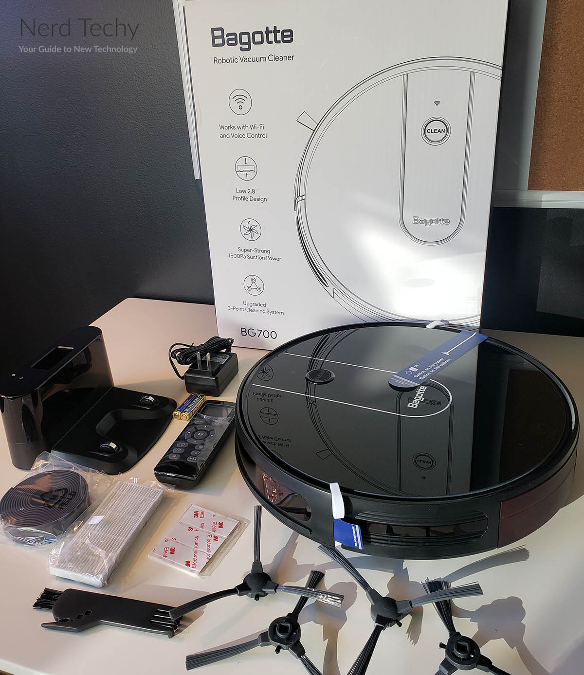 bagotte bg700 robot vacuum cleaner