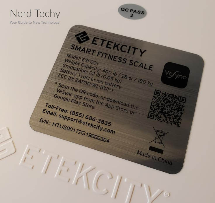 Etekcity WiFi Smart Scale