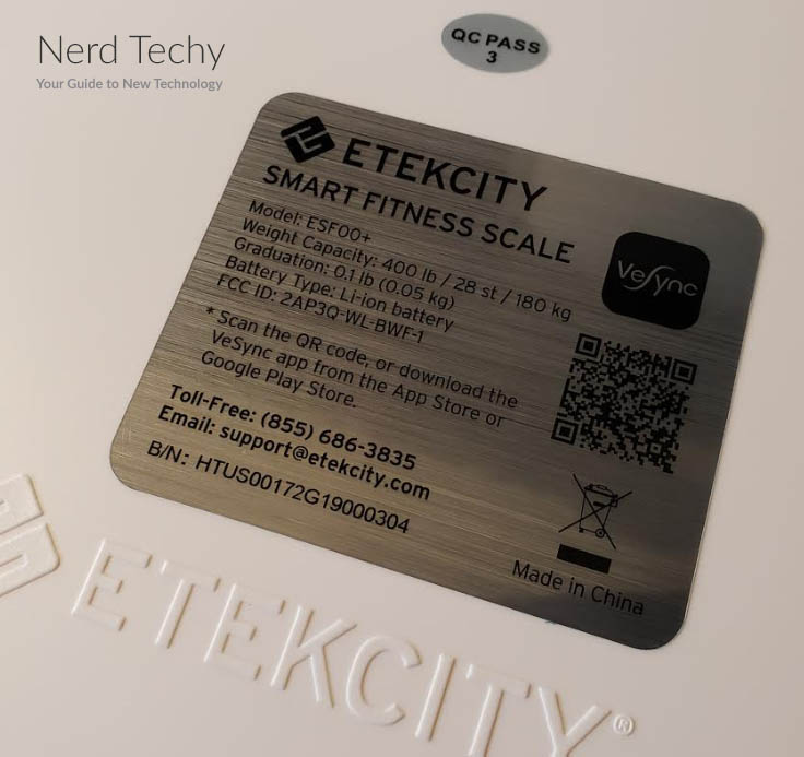 In-Depth Review and Testing of the Etekcity ESF00+ WiFi Smart Fitness Scale  - Nerd Techy