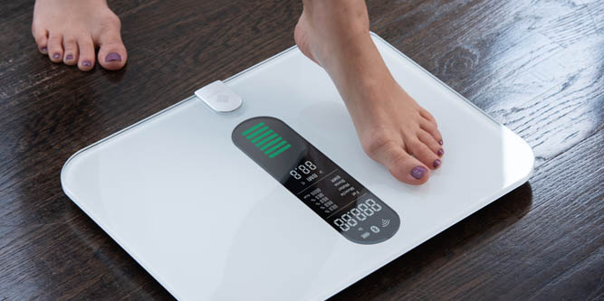 Etekcity Smart WiFi Scale for Body Weight Compatible with Apple