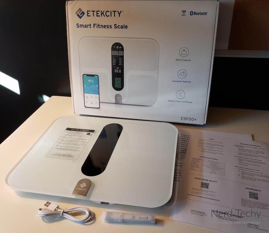 Etekcity Scales for Body Weight, Smart Scale with Wifi, Bluetooth, Bathroom